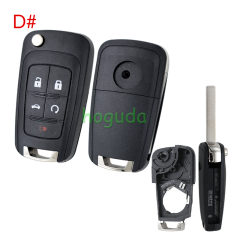 For Cherolet 2/3/3+1/4+1 button remote key blank