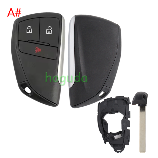 For Chevrolet 2+1/3+1/4+1/5+1 button smart remote key blank