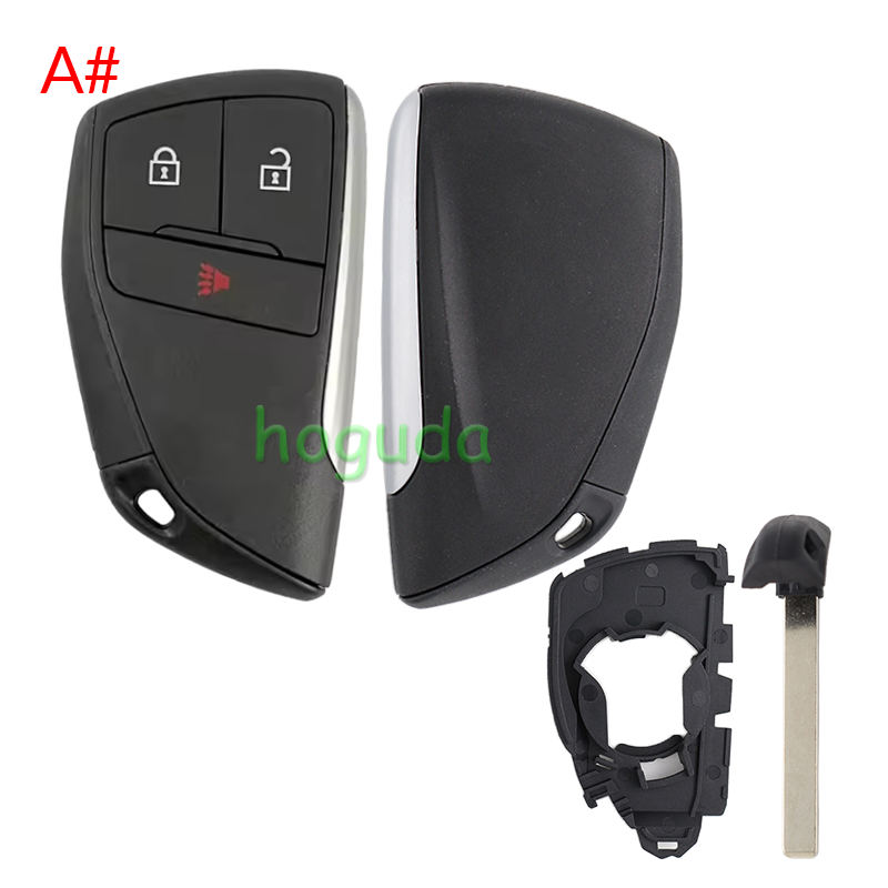 For Chevrolet 2+1/3+1/4+1/5+1 button smart remote key blank