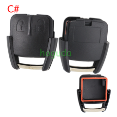 For Chevrolet 2/3 button remote case without battery place