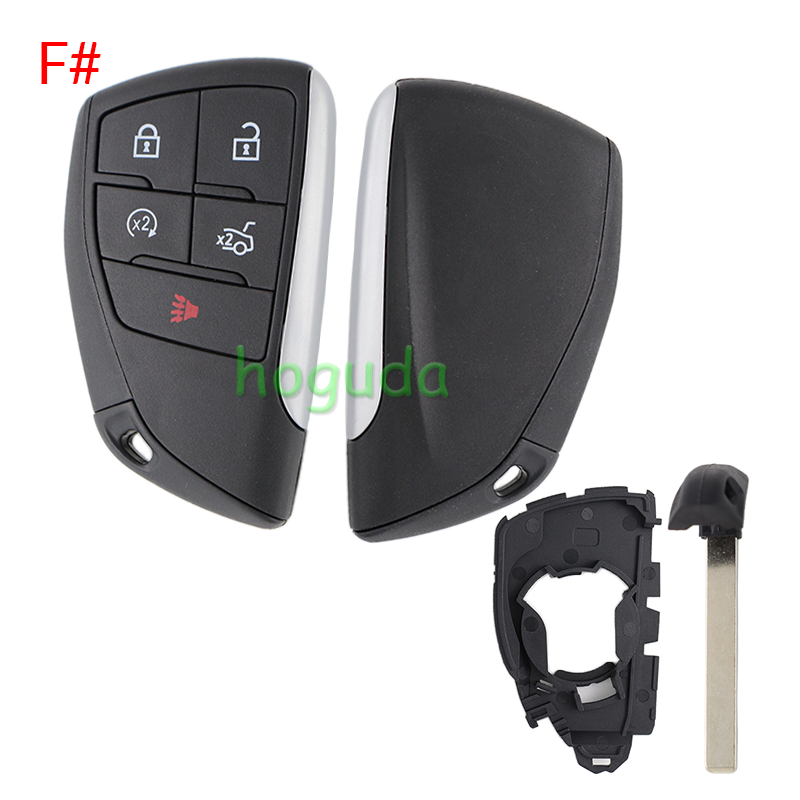 For Chevrolet 2+1/3+1/4+1/5+1 button smart remote key blank