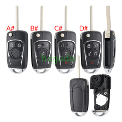 For Chevrolet modified 2/3/3+1/4+1 button key blank