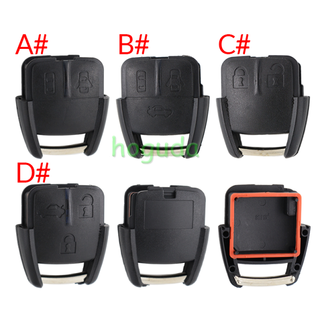 For Chevrolet 2/3 button remote case without battery place