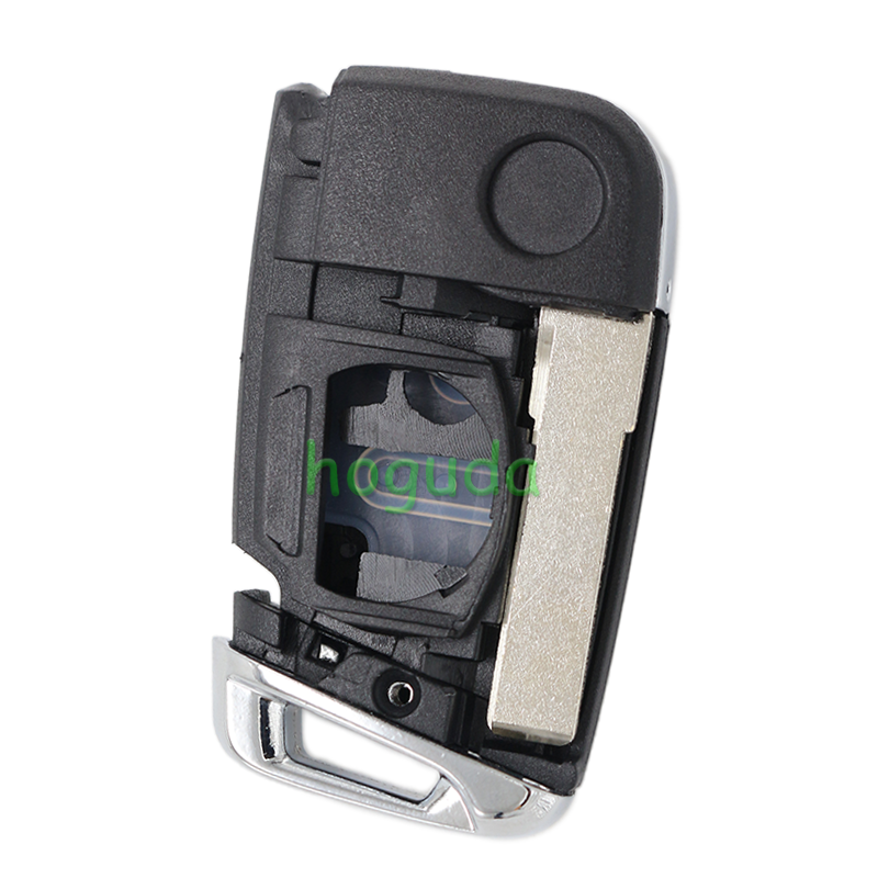 GTL High quality For VW Golf 7 MQB 3/4 button flip remote key blank with HU66 key blade
