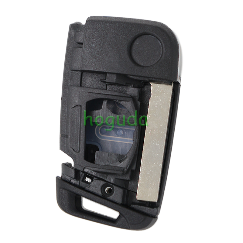 GTL High quality For VW Golf 7 MQB 3/4 button flip remote key blank with HU162T key blade