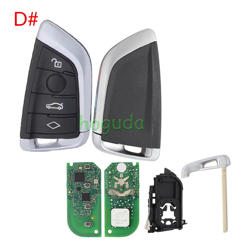 For Original BMW G-Series  Smart Remote Key BDC2 BDC3 ​FCC ID N5F-ID21A Triple Key IC: 3248A-ID21A 433.92MHZ  ID49 NCF795xV Chip Used for Korean market Original PCB+AF key shell