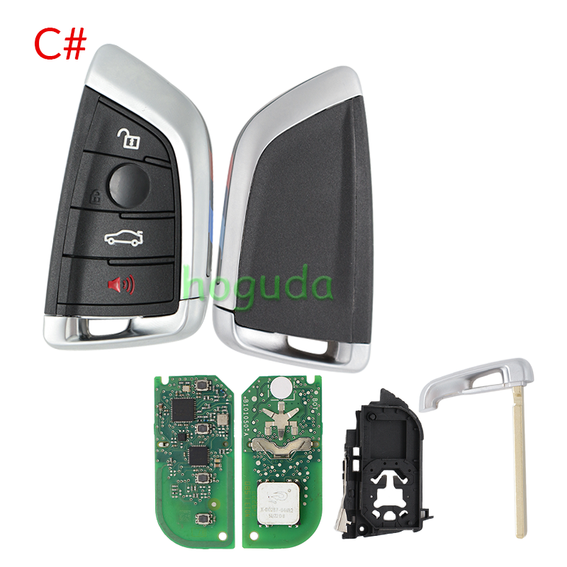 For Original BMW G-Series  Smart Remote Key BDC2 BDC3 ​FCC ID N5F-ID21A Triple Key IC: 3248A-ID21A 433.92MHZ  ID49 NCF795xV Chip Used for Korean market Original PCB+AF key shell
