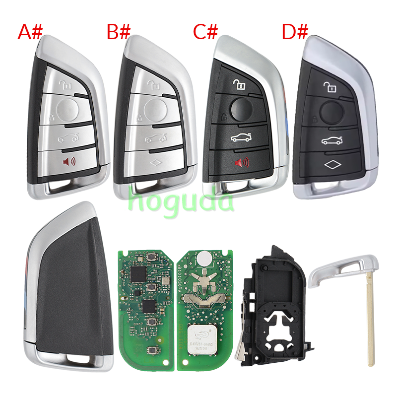 For Original BMW G-Series  Smart Remote Key BDC2 BDC3 ​FCC ID N5F-ID21A Triple Key IC: 3248A-ID21A 433.92MHZ  ID49 NCF795xV Chip Used for Korean market Original PCB+AF key shell