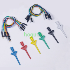 Mini SMD IC Spring Hook Test Clips Multimeter Test Leads Cable For Logic Analyzer Adapter Programming Silicone Cable 60V/3A