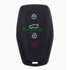 For Geely 3+1 button  silicon case (black,blue ,red. Please choose the color)