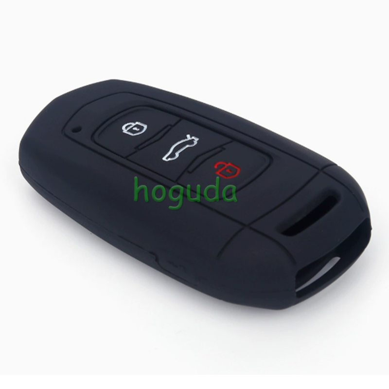 For Geely 2+1 button  silicon case (black,blue ,red. Please choose the color)