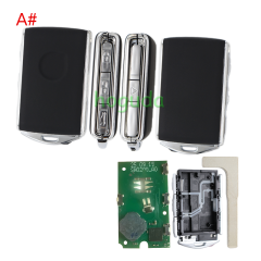 For High quality Leather Volvo Smart Key 3+1 button with 433MHz H Chip  RF430 / 8A / H CHIP FCC ID: YGOHUF8432 IC:4008C-HUF8432 Model:HUF8423
