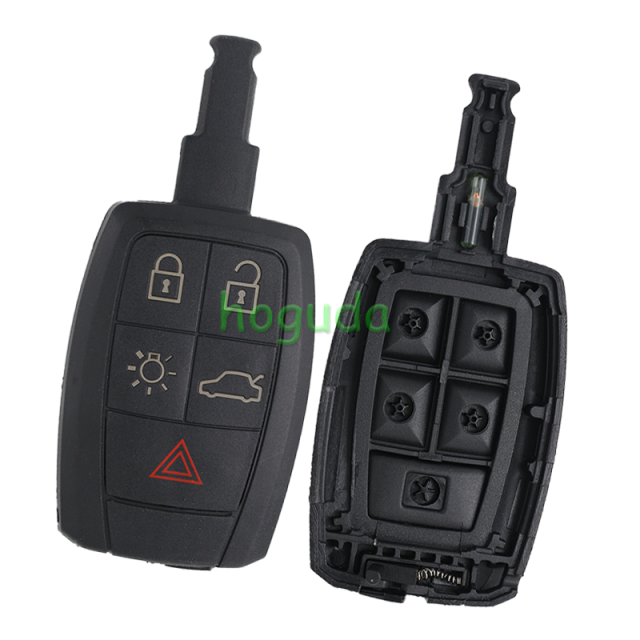 For Original Volvo KR55WK49259 5 Button Smart Remote Key Keyless 433.92MHz ID48 Chip Fob for Volvo C30 C70 S40 V50, 31300258