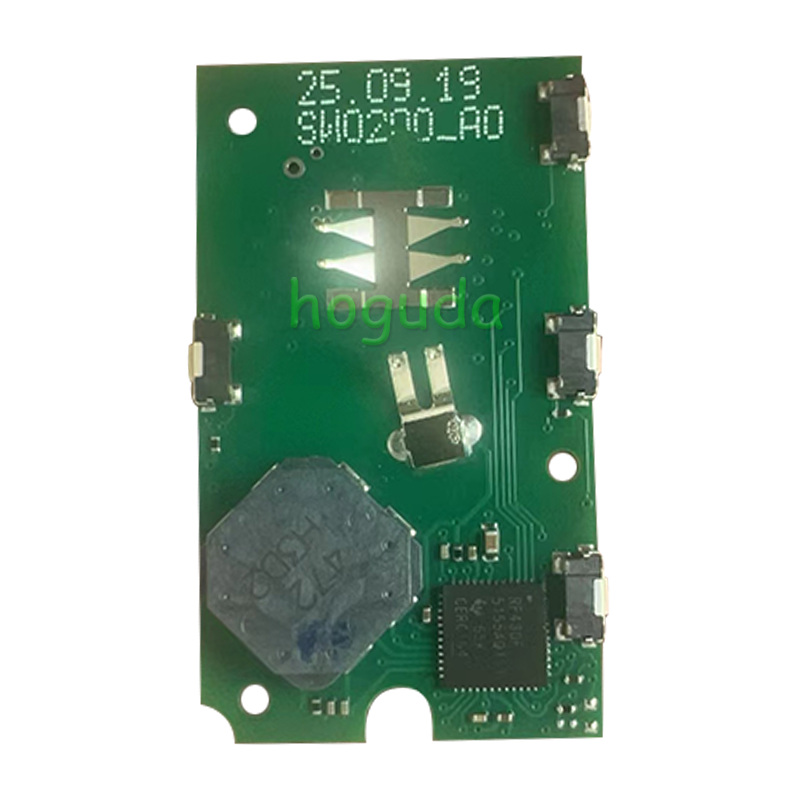 For High quality Leather Volvo Smart Key 3+1 button with 433MHz H Chip  RF430 / 8A / H CHIP FCC ID: YGOHUF8432 IC:4008C-HUF8432 Model:HUF8423