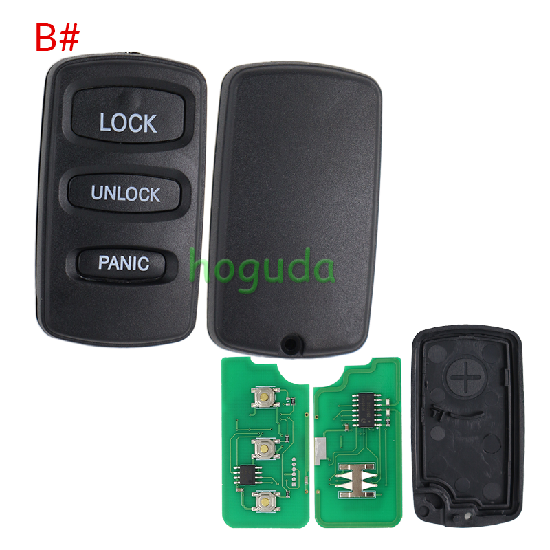 For Mitsubishi 2 button remote key with 433MHZ OUCG8D-525M-A