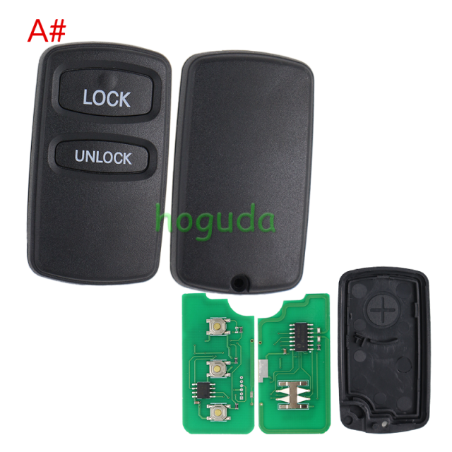 For Mitsubishi 2 button remote key with 433MHZ OUCG8D-525M-A