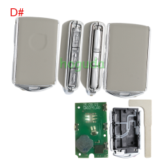 For High quality Leather Volvo Smart Key 3+1 button with 433MHz H Chip  RF430 / 8A / H CHIP FCC ID: YGOHUF8432 IC:4008C-HUF8432 Model:HUF8423