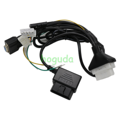 For Toyota 8A-BA 4A chip key has been added with a multi-functional wiring harness suitable for Toyota remote control matching