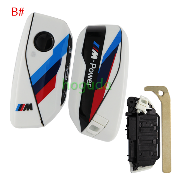 For FEM BDC CAS4 CAS5 smart key shell white color