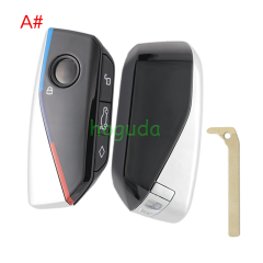 For BMW 4 button FEM BDC CAS4 CAS5 smart key shell