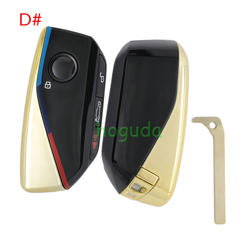 For BMW 4 button FEM BDC CAS4 CAS5 smart key shell