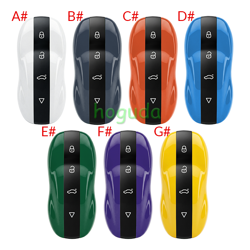 KEYDIY ZB71 ZB71-4 SMART KEY（Amber Yellow）smart key Universal KD Smart Key Remote for KD-X2 KD-X4 KD-MAX Car Key Remote Fit More than 2000 Models
