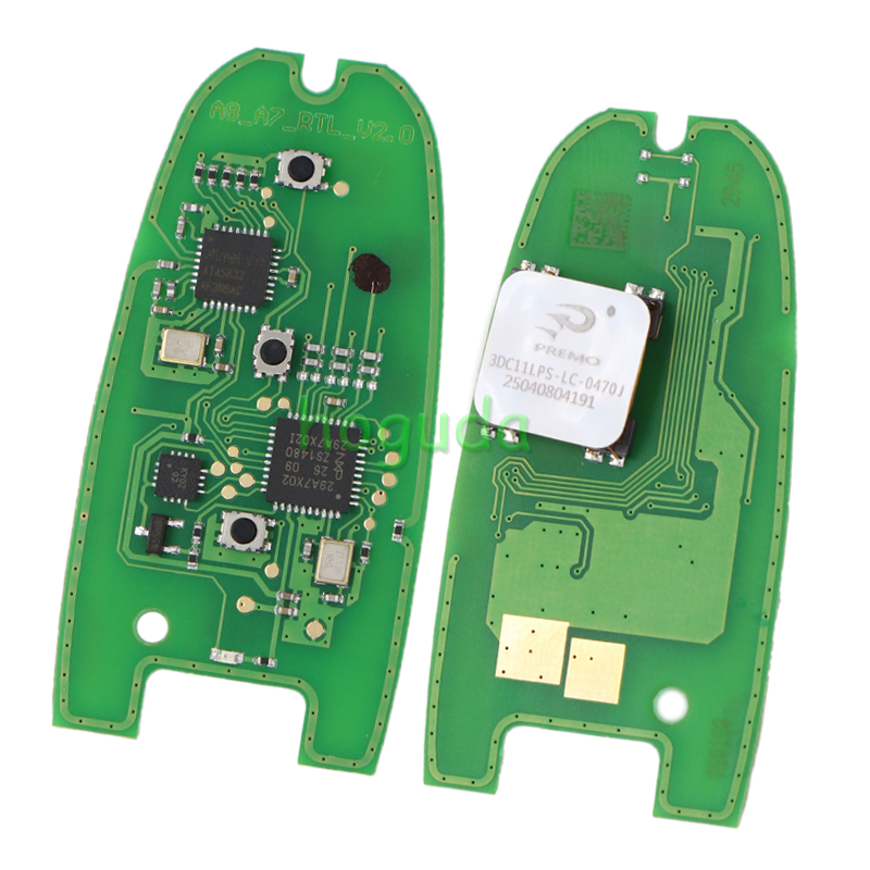 For KYDZ Audi A3 3 button keyless Remote key with NCF295XW 5D chip 434 MHZ NBGFS197 8Y0959754 3 button for AUDI  5D Hitag pro VAG MQB49 without UWB function