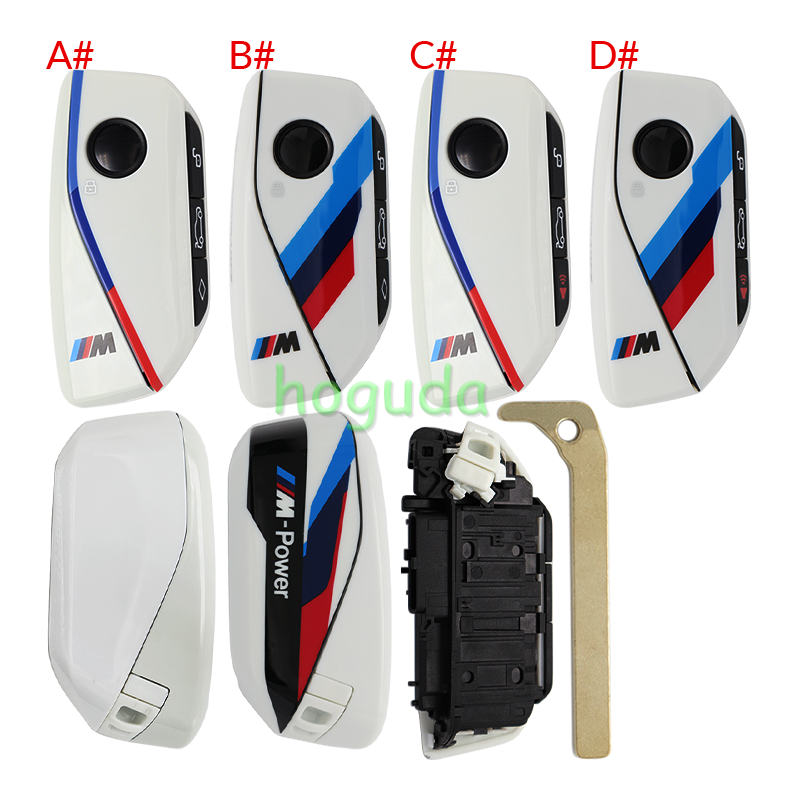 For FEM BDC CAS4 CAS5 smart key shell white color