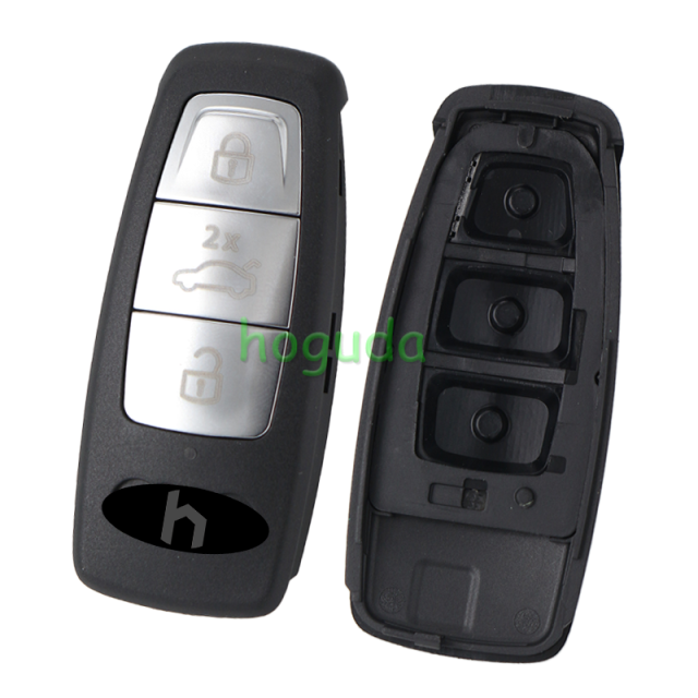 For KYDZ Audi A3 3 button keyless Remote key with NCF295XW 5D chip 434 MHZ NBGFS197 8Y0959754 3 button for AUDI  5D Hitag pro VAG MQB49 without UWB function