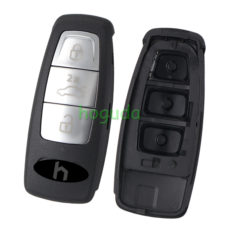 For KYDZ Audi A3 3 button keyless Remote key with NCF295XW 5D chip 434 MHZ NBGFS197 8Y0959754 3 button for AUDI  5D Hitag pro VAG MQB49 without UWB function