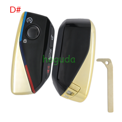 For BMW 4 button FEM BDC CAS4 CAS5 smart key shell with 3x button