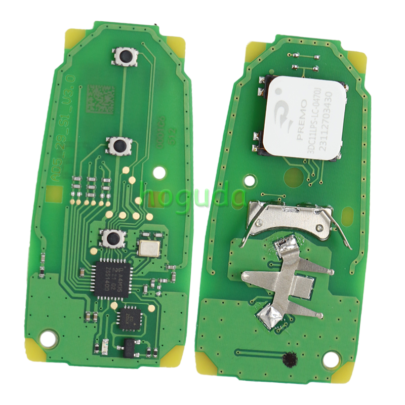 For KYDZ Audi 5C smart key with 433mhz MQB49 chip without UWB function