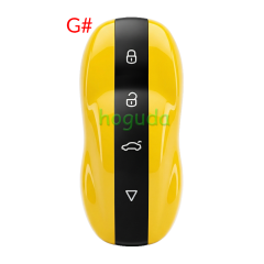 KEYDIY ZB71 ZB71-4 SMART KEY（Amber Yellow）smart key Universal KD Smart Key Remote for KD-X2 KD-X4 KD-MAX Car Key Remote Fit More than 2000 Models