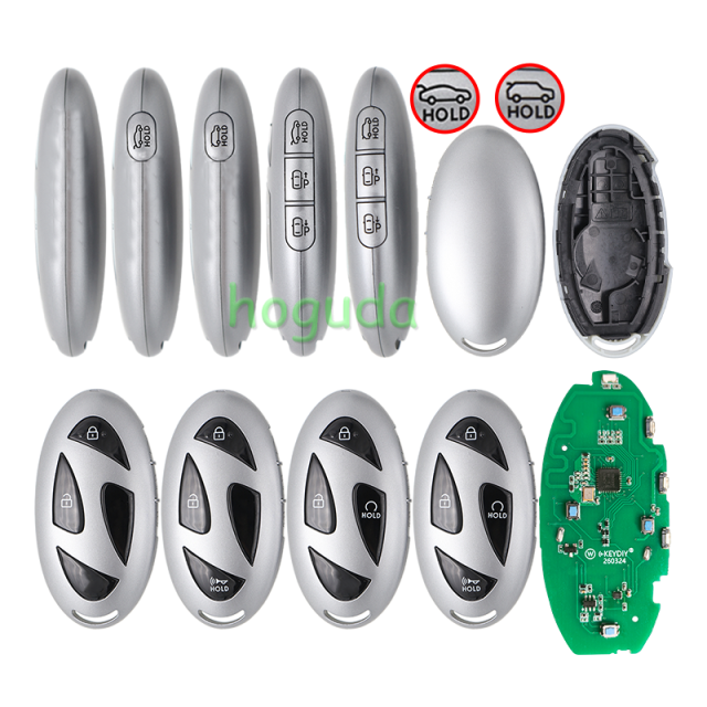 KEYDIY ZB72 smart key For Hyundia smart style Universal KD Smart Key Remote for KD-X2 KD-X4 KD-MAX Car Key Remote Fit More than 2000 Models