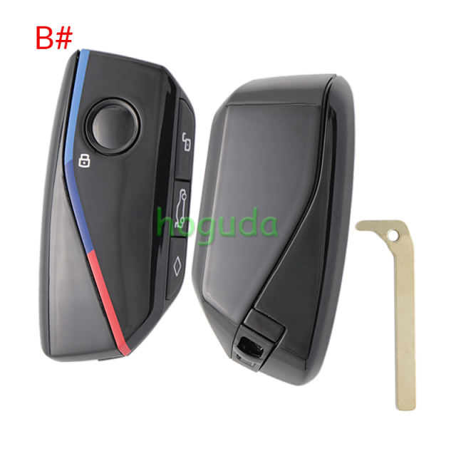 For BMW 4 button FEM BDC CAS4 CAS5 smart key shell