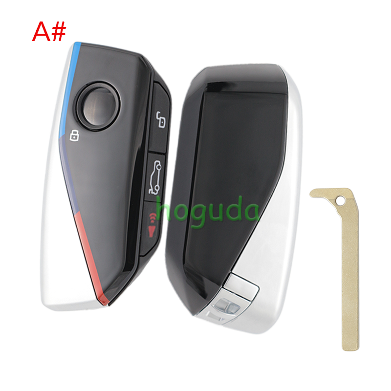For BMW 4 button FEM BDC CAS4 CAS5 smart key shell