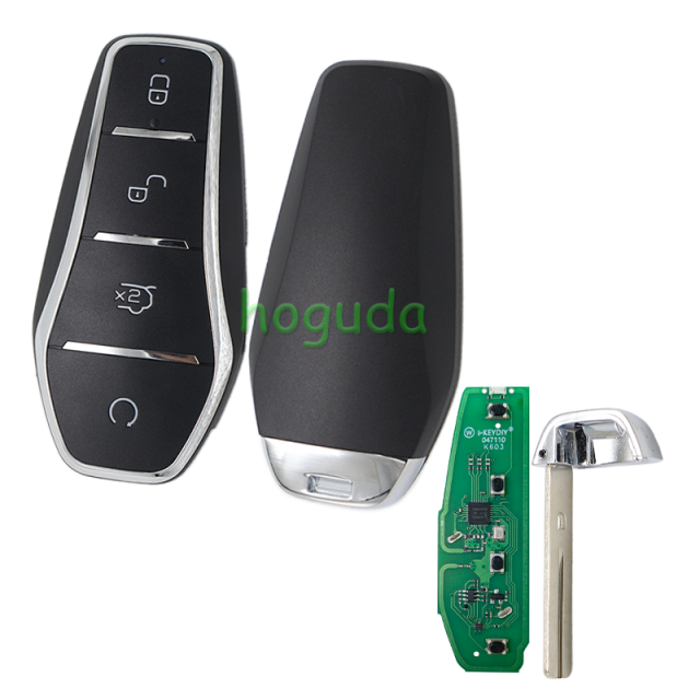 KEYDIY ZB68-4 smart key BYD Style Universal KD Smart Key Remote for KD-X2 KD-X4 KD-MAX Car Key Remote Fit More than 2000 Models