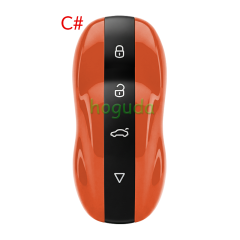 KEYDIY ZB71 ZB71-4 SMART KEY（Amber Yellow）smart key Universal KD Smart Key Remote for KD-X2 KD-X4 KD-MAX Car Key Remote Fit More than 2000 Models