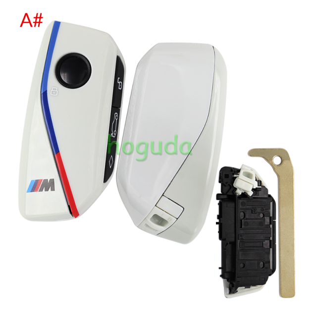For FEM BDC CAS4 CAS5 smart key shell white color