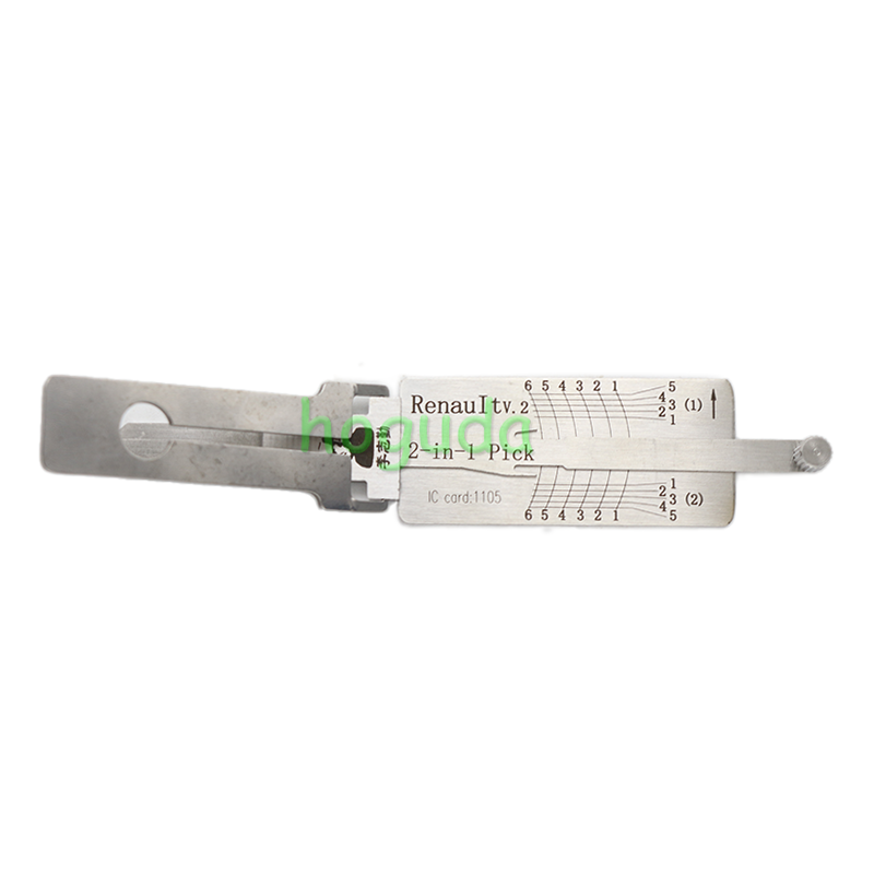 Original Lishi for Renault V.2 Megane lock pick and decoder  together  2 in 1 Renault Car genuine with best quality