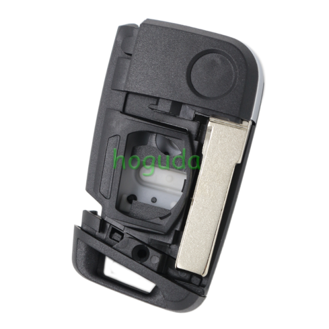 For VW Golf7 3 button remote key shell with HU66 blade/HU162T