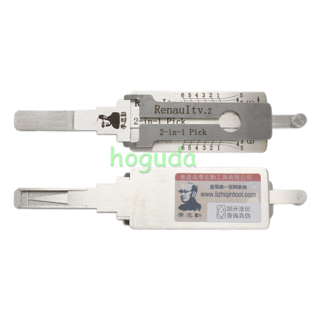 Original Lishi for Renault V.2 Megane lock pick and decoder  together  2 in 1 Renault Car genuine with best quality