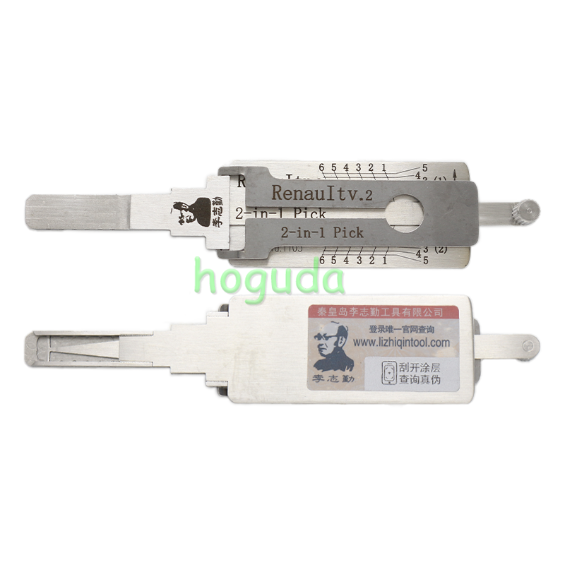 Original Lishi for Renault V.2 Megane lock pick and decoder  together  2 in 1 Renault Car genuine with best quality