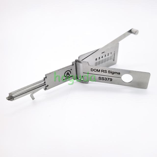 Lishi Tool DOM RS Sigma SS379 2 in 1 lock pick lishi style lock pick 2 in 1 tool