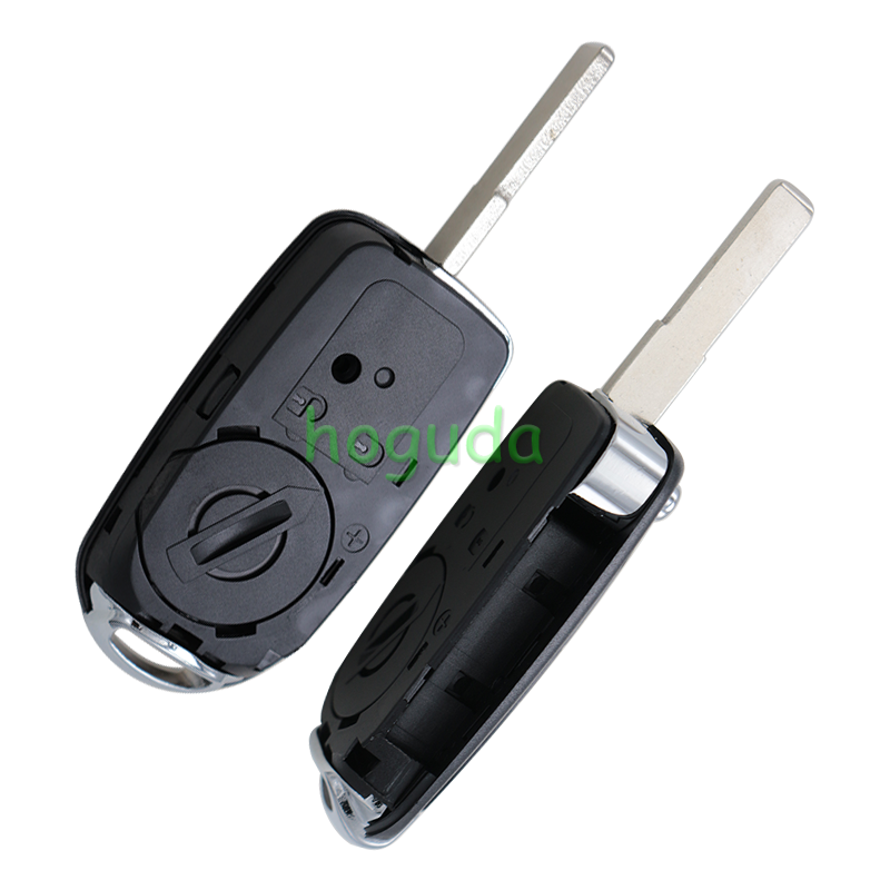 For Fiat Egea 500X tipo 4 button Flip remote key Megamos  AES MQB48 chip 433mhz SIP22 blade