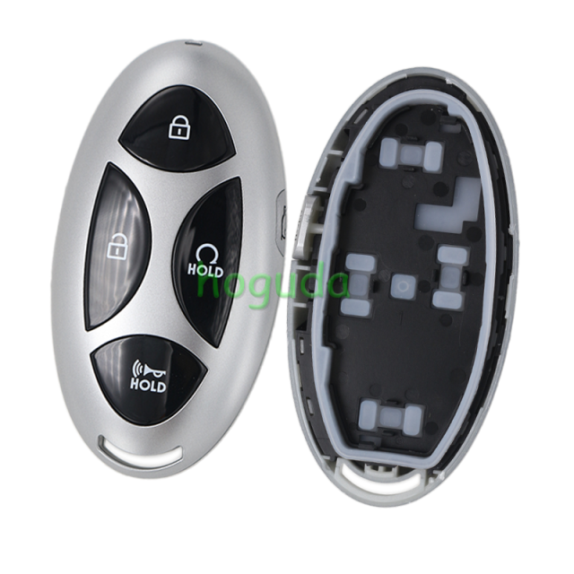 For Hyundai Kona 2024-2025 4+1 Smart Key with 433.92MHz FSK NCF29AxMTT / HITAG AES / 4A Chip FCC ID: TQ8-FOB-4F61M43 P/N: 95440-BE010