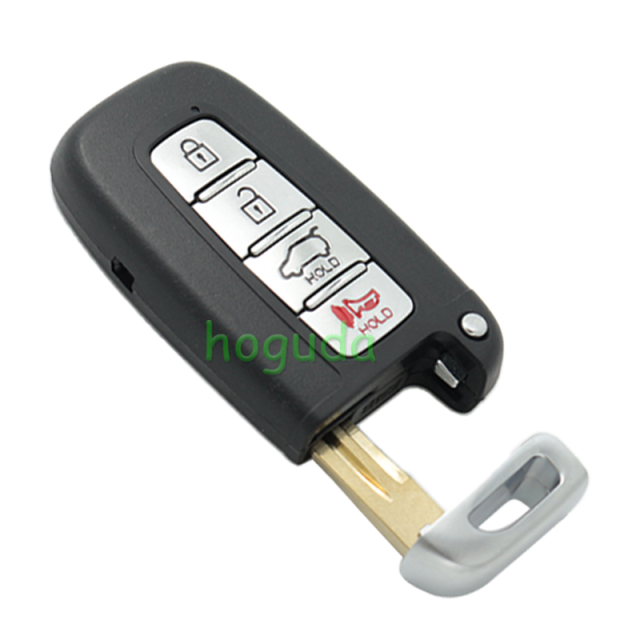 For hyundai 4 button remote key blank