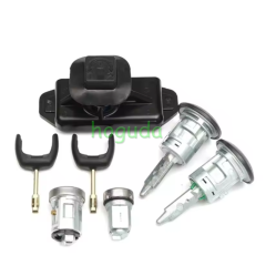 Complete Lock Set Door Lock Ignition Lock Cylinder Set 4874508 6C1AV22050XB For Ford Transit MK7 2006-2011