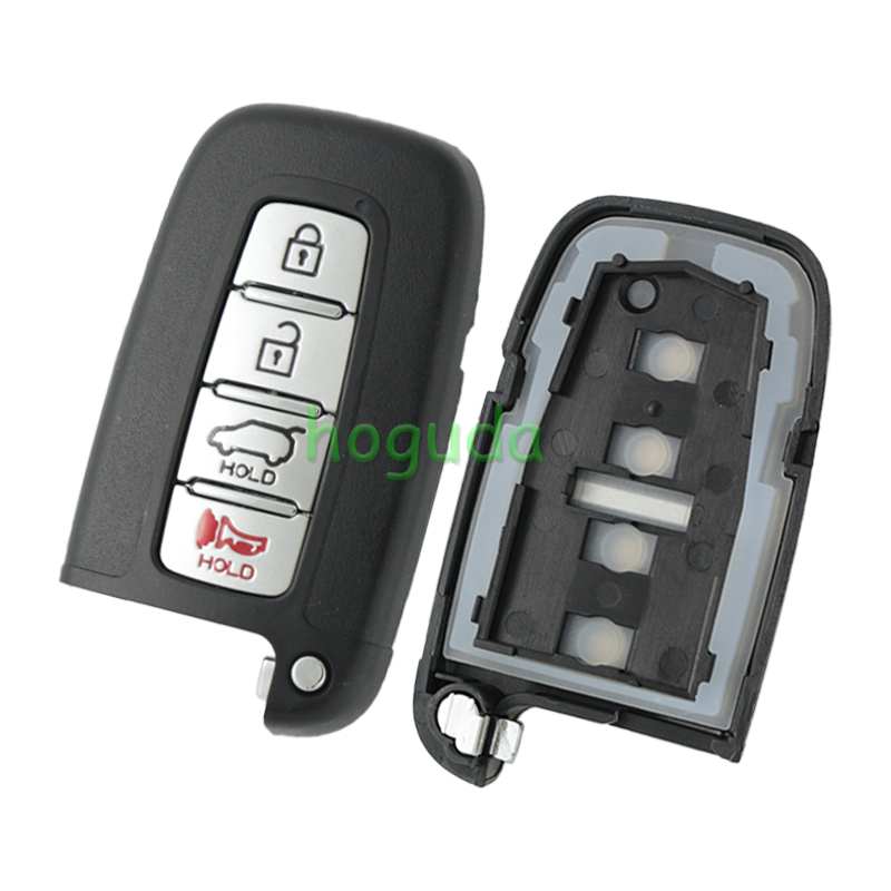For hyundai 4 button remote key blank