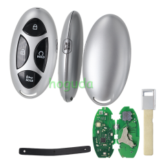 For Hyundai Kona 2024-2025 4+1 Smart Key with 433.92MHz FSK NCF29AxMTT / HITAG AES / 4A Chip FCC ID: TQ8-FOB-4F61M43 P/N: 95440-BE010